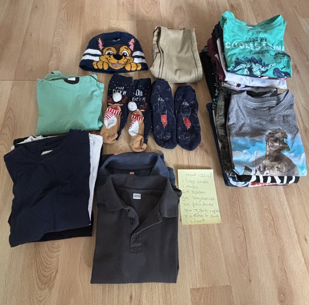 kleding maat 122/128, Kinderen en Baby's, Kinderkleding | Maat 122, Ophalen of Verzenden, Zo goed als nieuw, Jongen, Overige typen