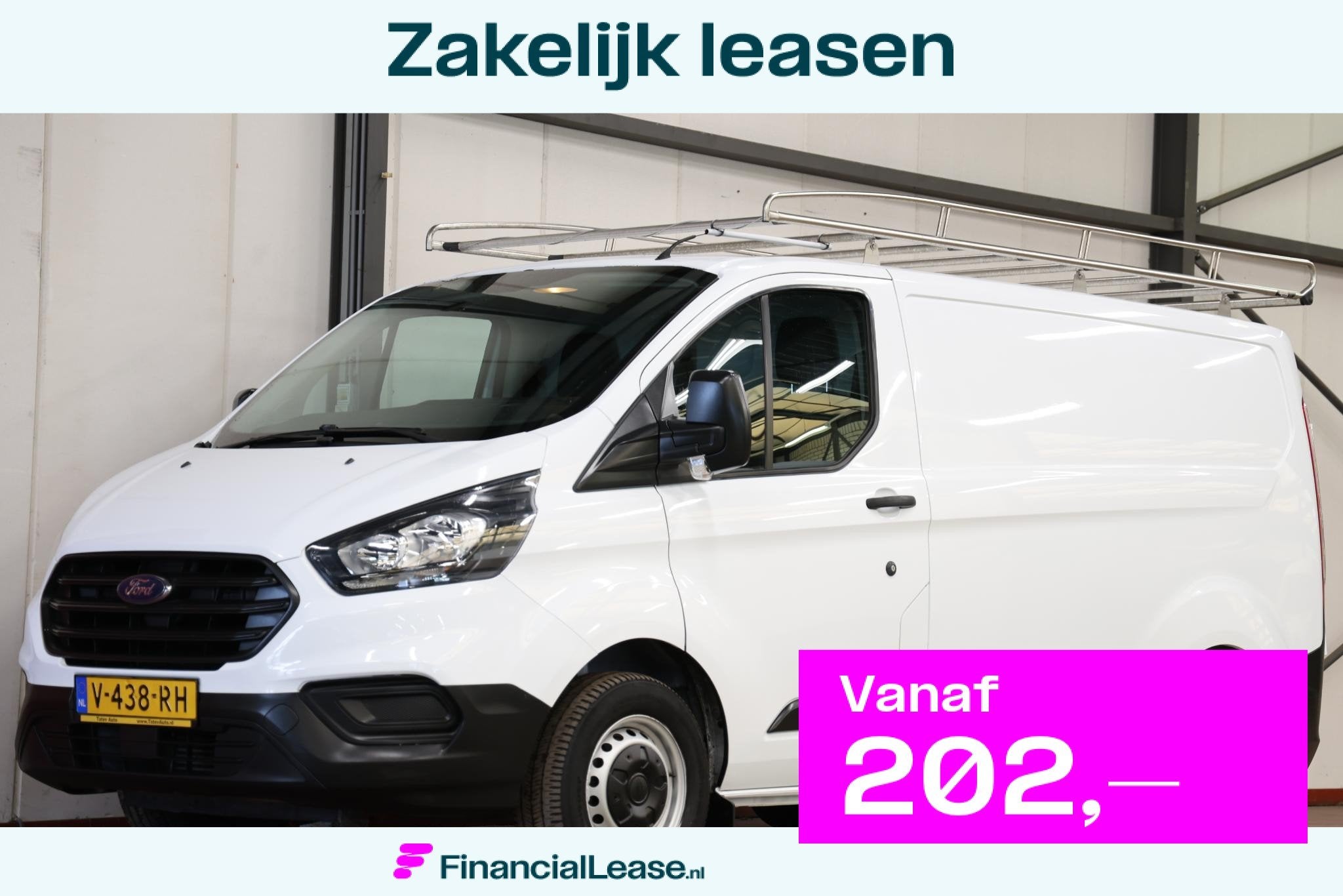 Ford Transit Custom 2.0 TDCI L1H1 IMPERIAAL EN TREKHAAK, Voorwielaandrijving, Stof, Gebruikt, 4 cilinders