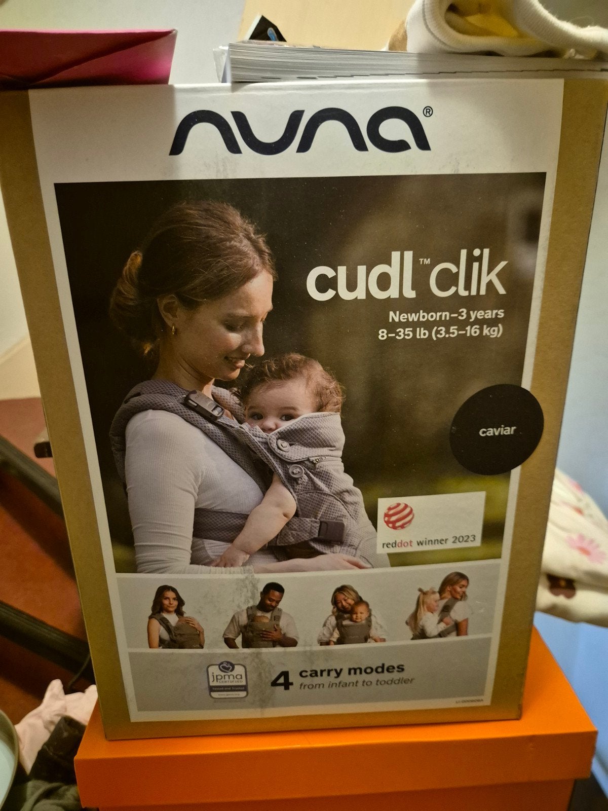 Nuna cudle click draagzak, Overige merken, Buik of Rug, Nieuw, Ophalen of Verzenden