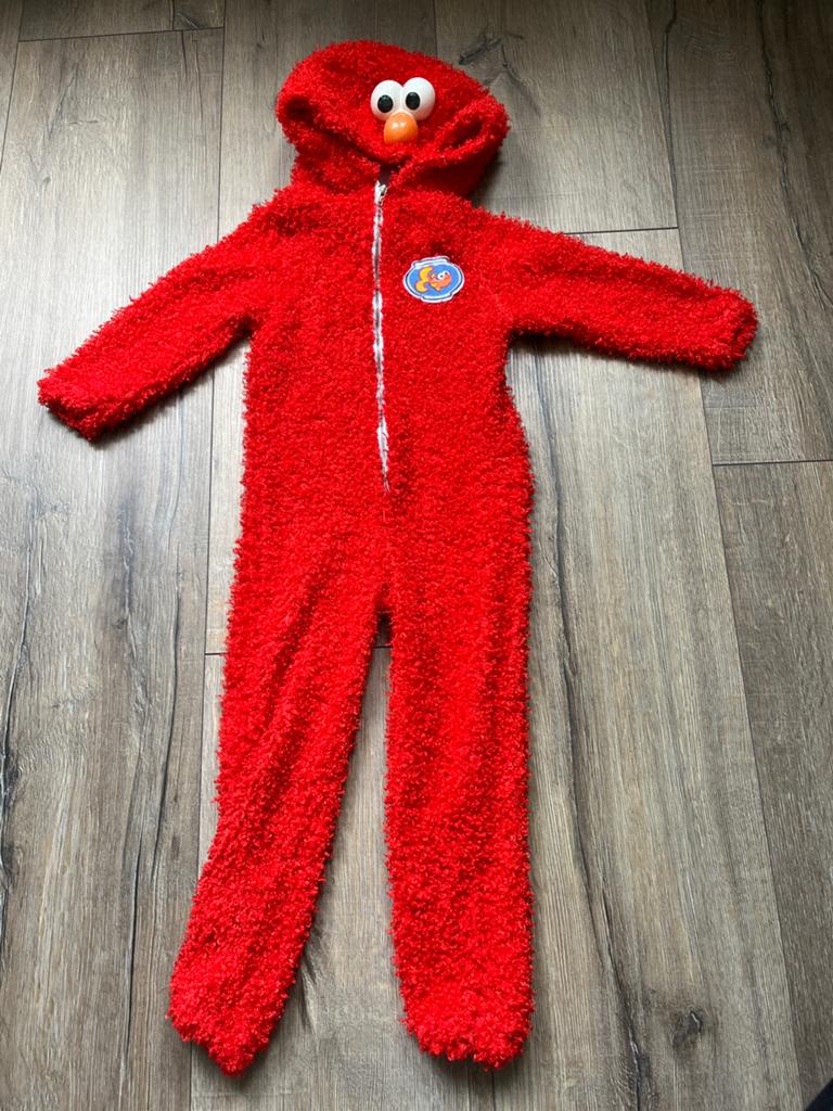 Elmo pak van Sesamstraat voor kinderen van 3-4 jaar, Ophalen of Verzenden, Gebruikt, 104 of kleiner, Jongen of Meisje
