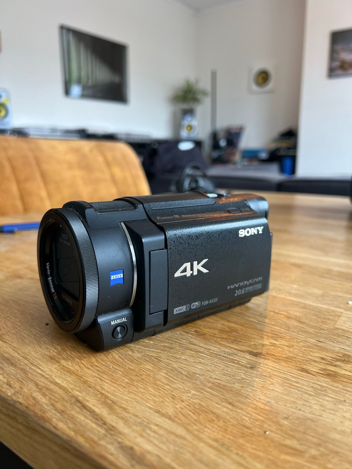 Sony FDR-AX33 4K Camcorder | Complete Topset (128GB), 20x of meer, Ophalen of Verzenden, Zo goed als nieuw, Sony