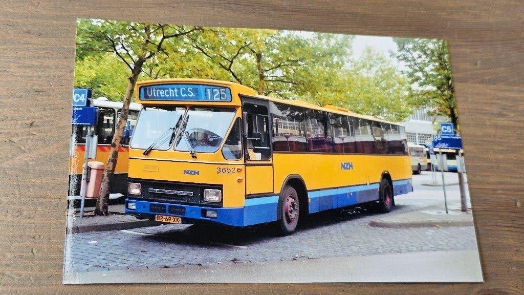 Foto BUS NZH Haarlem 3652, Verzamelen, Verzenden, Gebruikt, Bus of Metro, Overige typen
