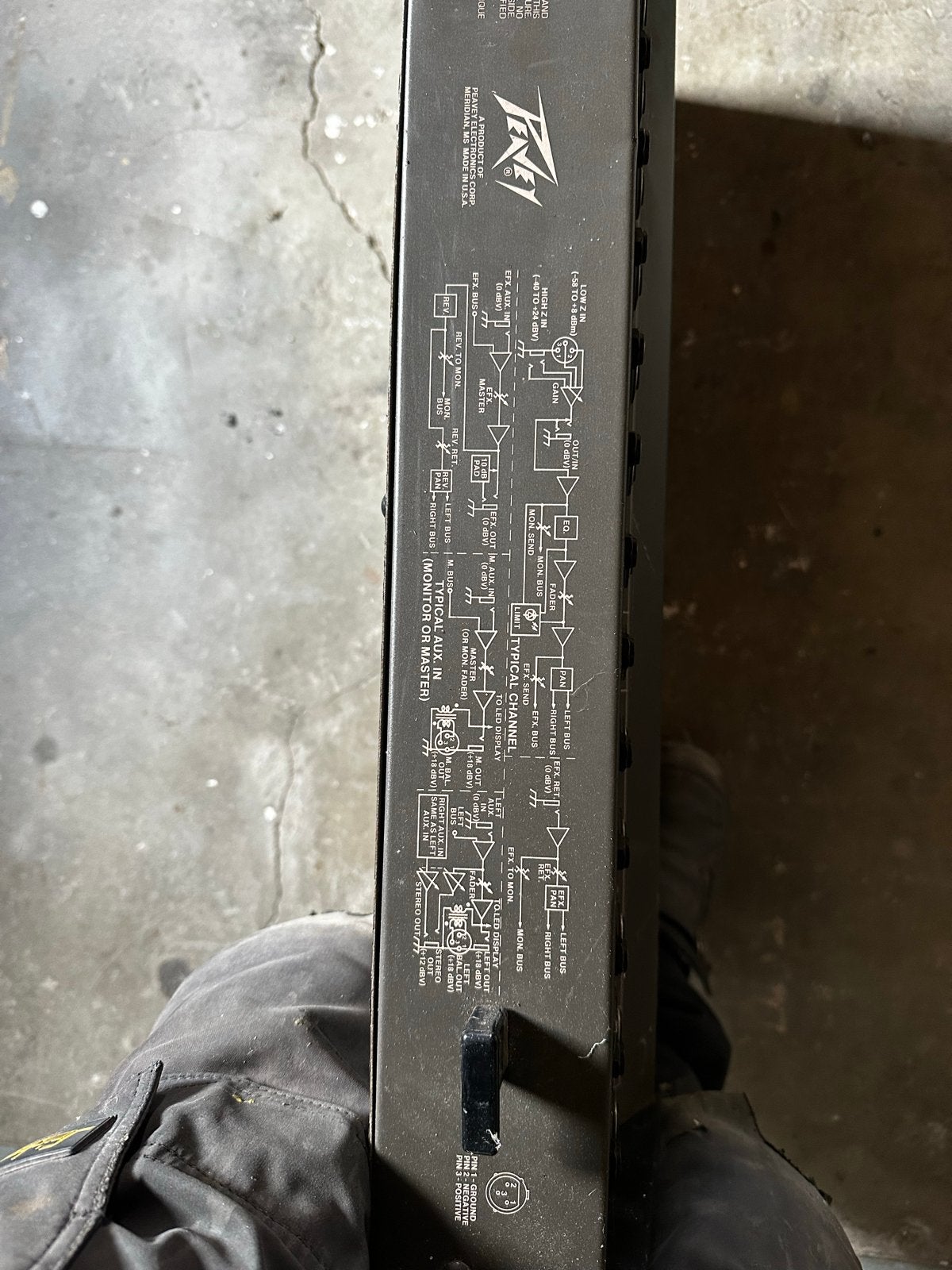 Peavey MD-IIB 16x2 Mixer Mengpaneel, Ophalen, Gebruikt, 10 tot 20 kanalen, Microfooningang