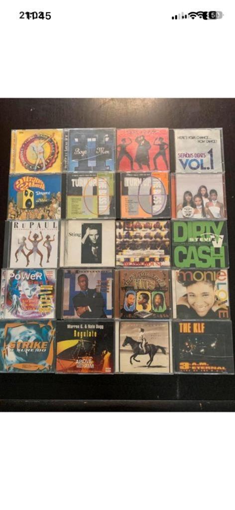 20 CD’s(Sting/Hammer/RegulateStrike/RuPaul/DirtyCash/etc., Ophalen of Verzenden, Gebruikt, Pop