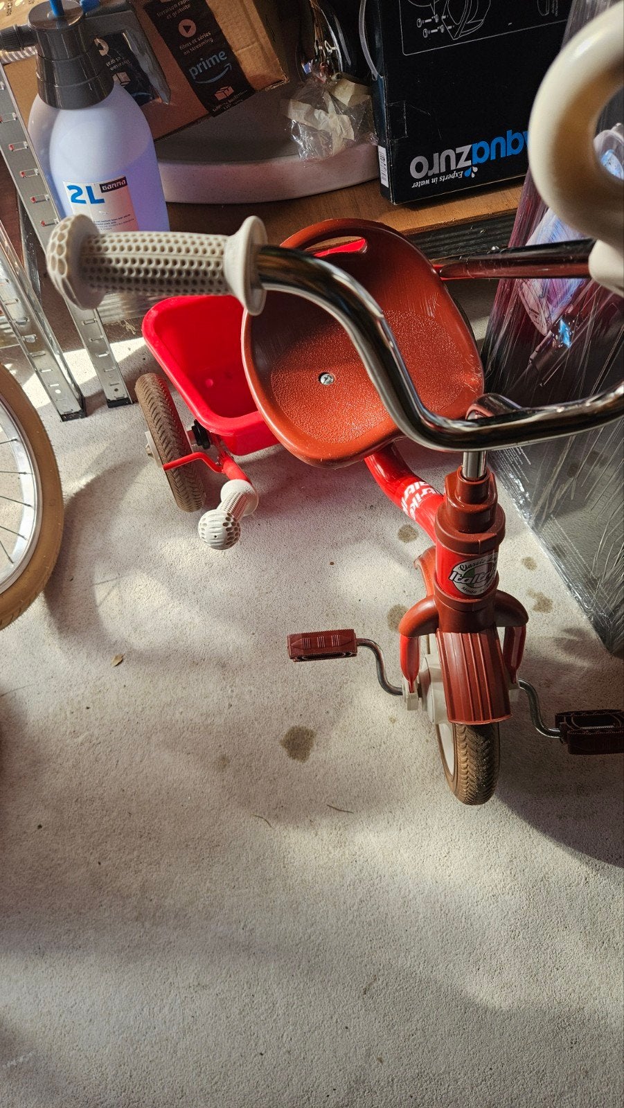 Rode driewieler voor kinderen italrike, Fietsen en Brommers, Fietsen | Driewielers, Ophalen, Gebruikt, Velgrem