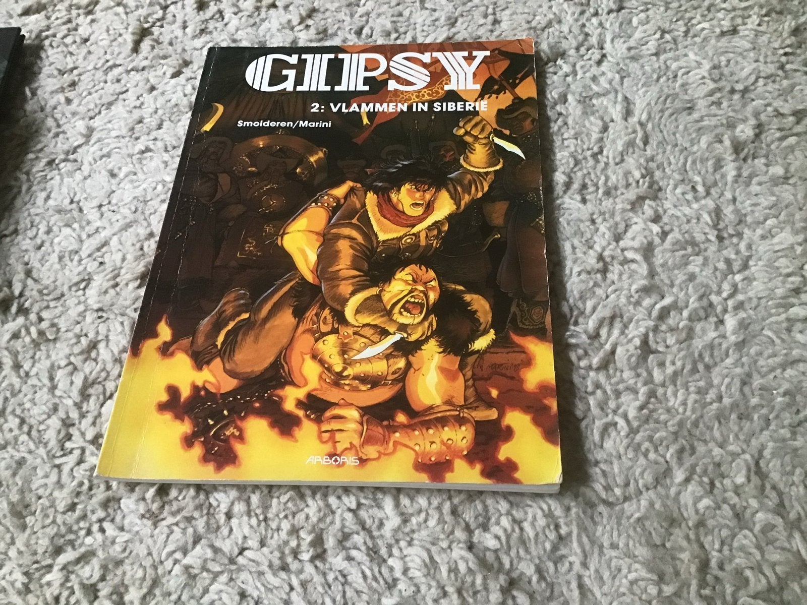 Gypsy 2: Vlammen in Siberië - Smolderen/Marini opbr giro 555, Eén stripboek, Ophalen of Verzenden, Zo goed als nieuw