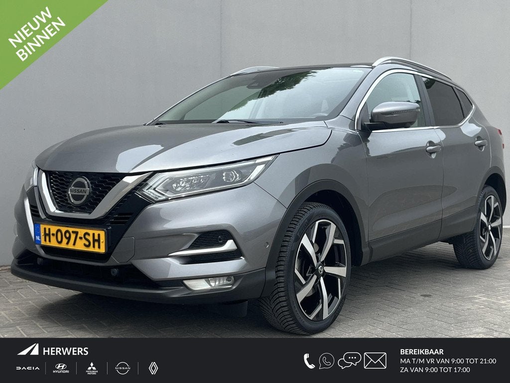 Nissan Qashqai 1.3 DIG-T Tekna / Dealer Onderhouden / All Se, Auto's, Nissan, Gebruikt, Euro 6, 4 cilinders, 1290 kg