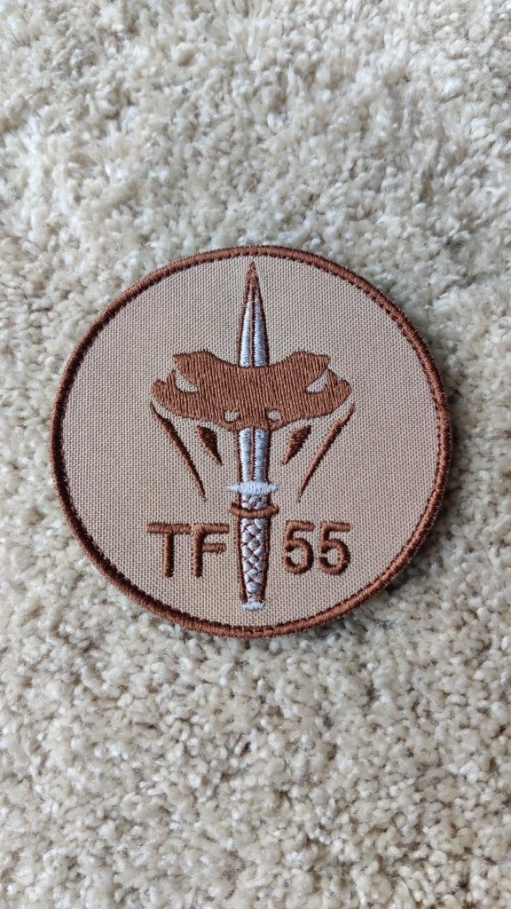 TF55 KCT patch defensie commando’s, Ophalen of Verzenden, Landmacht, Nederland, Embleem of Badge