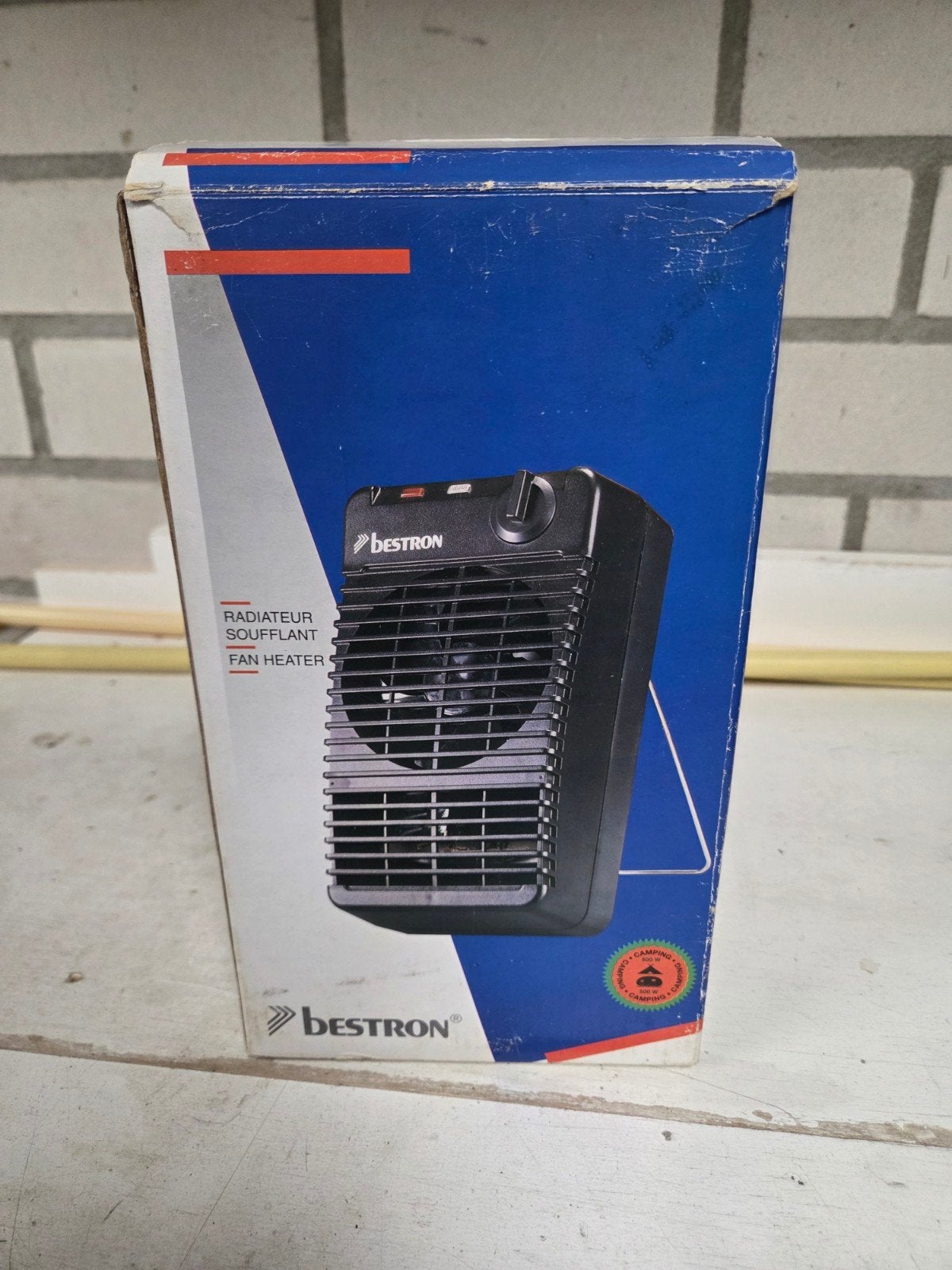 Bestron DHM500 Ventilator Kachel - 500 Watt, Ophalen of Verzenden, Gebruikt, 200 tot 500 watt, Kachel