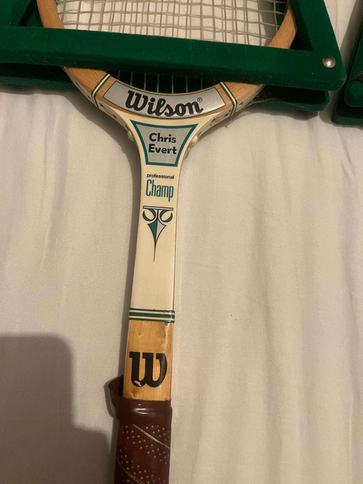 Vintage Tennisrackets: Wilson Chris Evert & Adidas Nastase, Ophalen, Gebruikt, Racket, Wilson