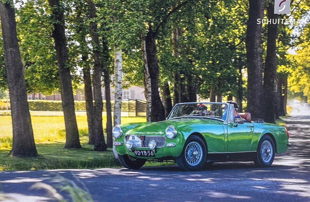 MG Midget RWA 1974 te koop, Auto's, Cabriolet, Bruin, Handgeschakeld, Particulier