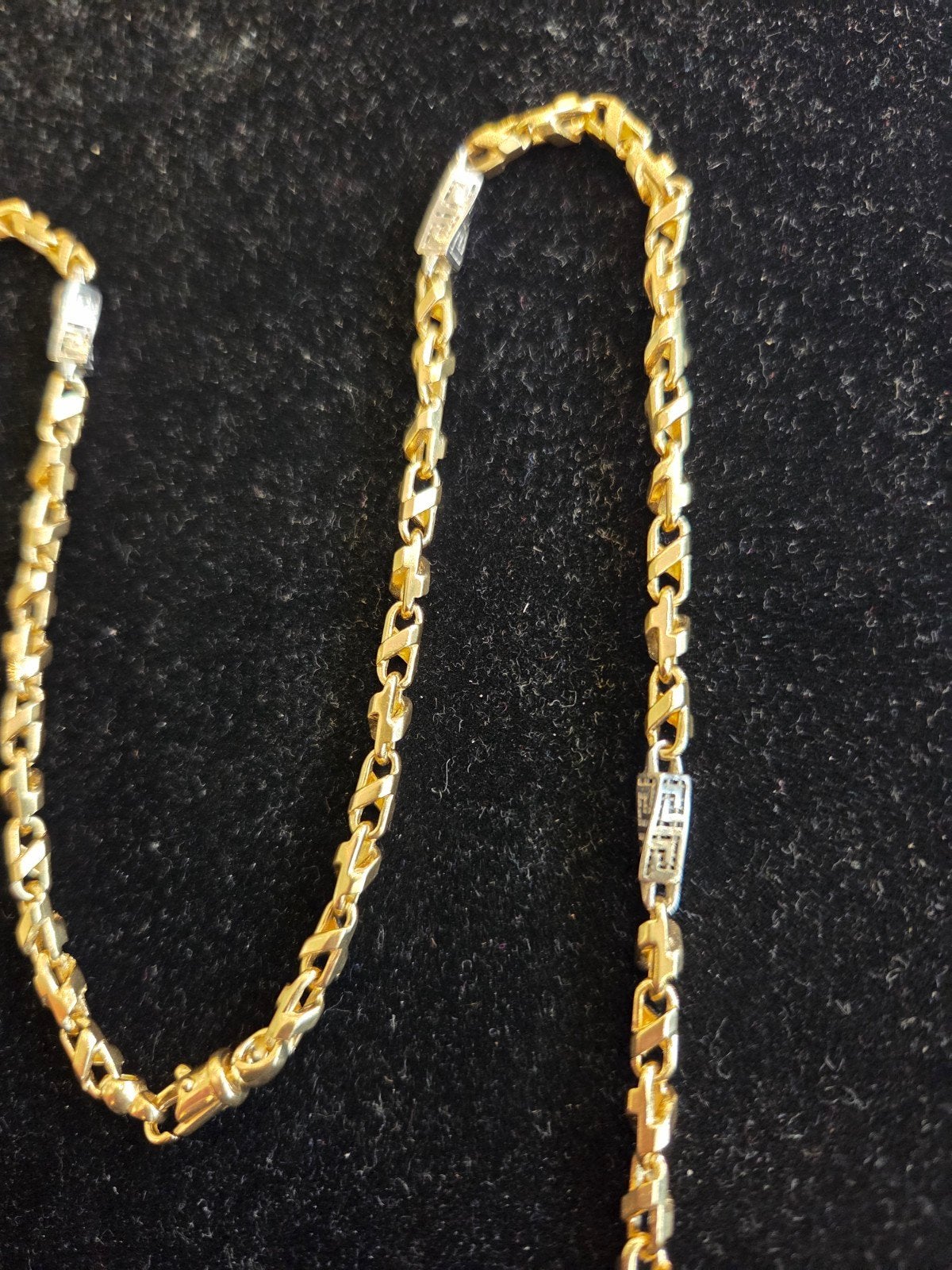 14 k gouden monte carlo ketting 35,2 gram 65 cm, Sieraden, Tassen en Uiterlijk, Kettingen, Ophalen of Verzenden, Nieuw, Goud, Goud