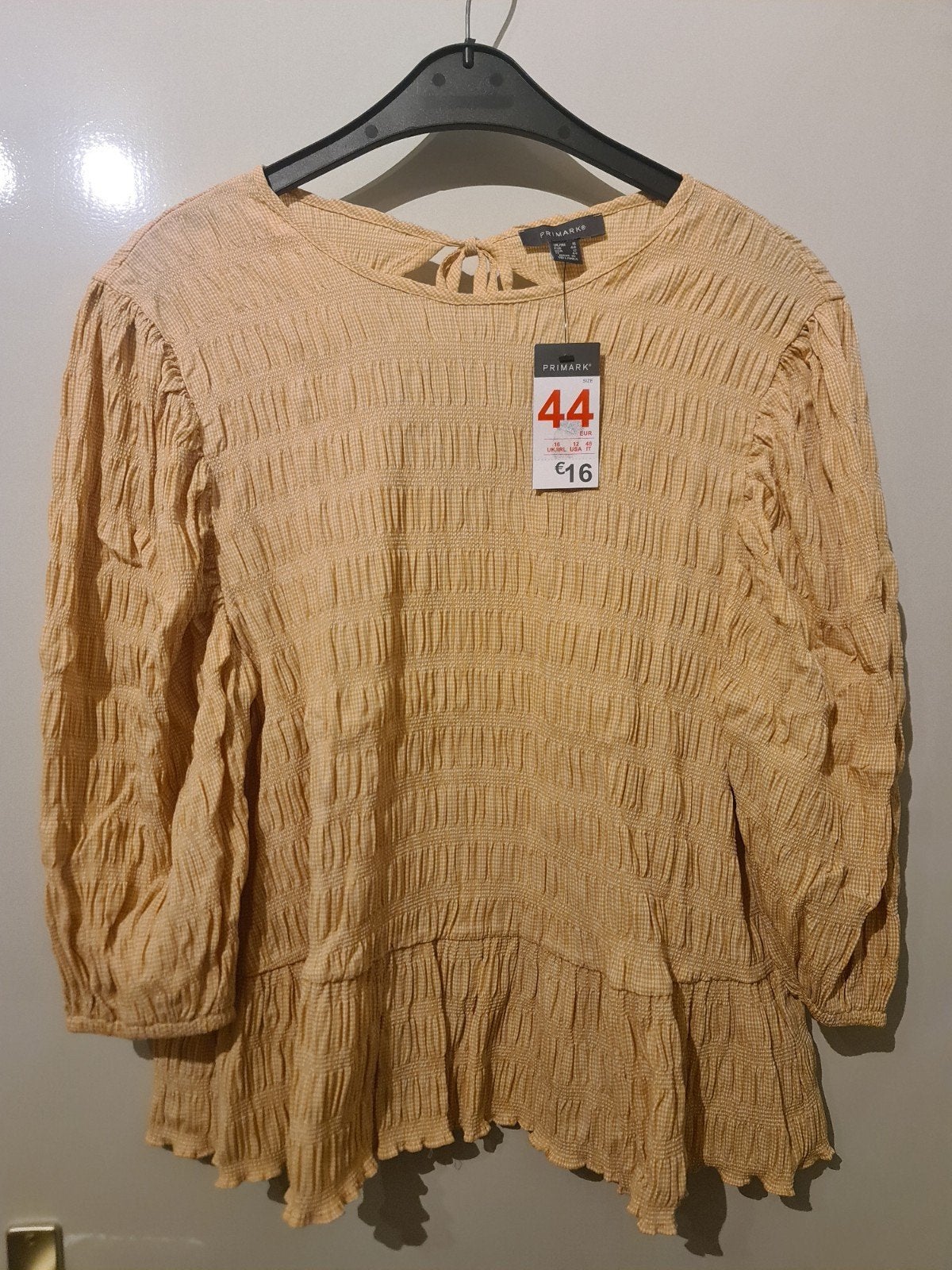 Nieuw Primark lichtgele/beige Blouse Maat 44, Kleding | Dames, Primark, Beige, Maat 42/44 (L), Nieuw