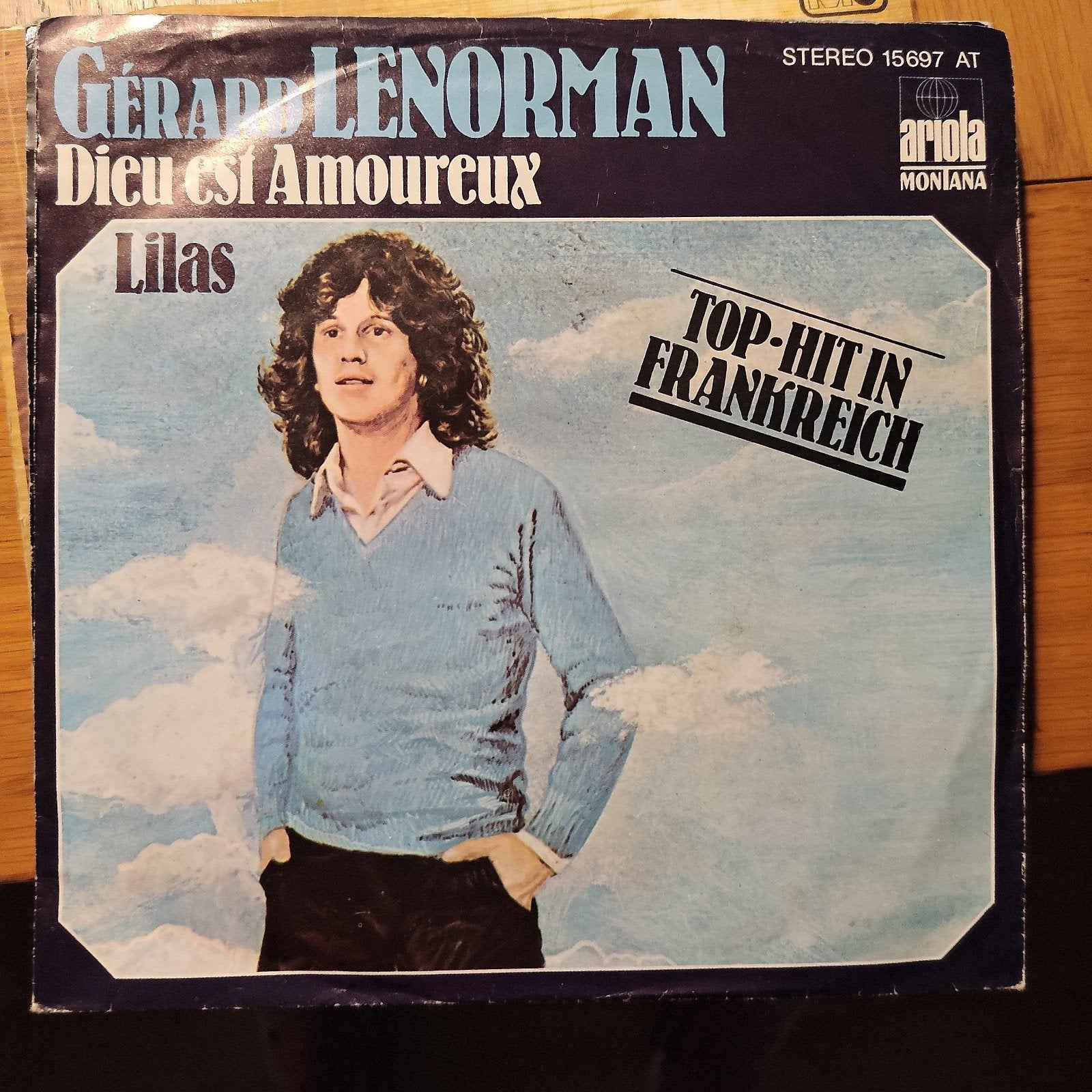 Gérard Lenorman - Dieu est Amoureux / Lilas (Single), Cd's en Dvd's, Vinyl Singles, Ophalen of Verzenden, Gebruikt