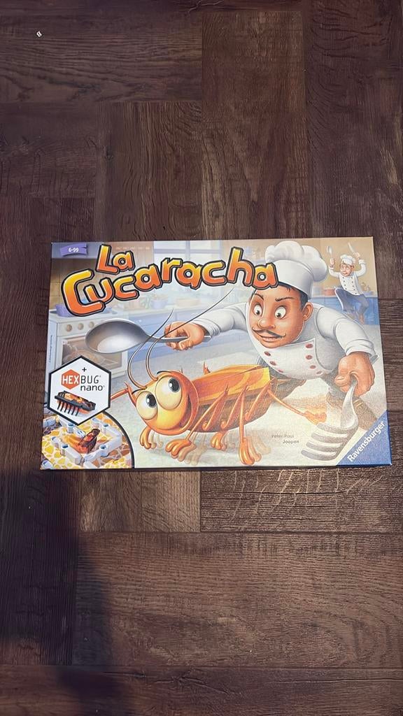 La Cucaracha spel - Vang de kakkerlak!, Drie of vier spelers, Ophalen of Verzenden, Zo goed als nieuw