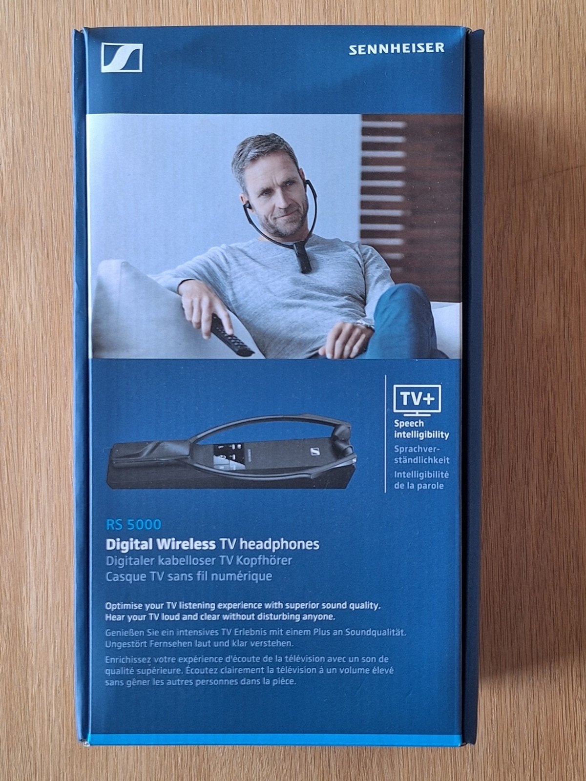 Sennheiser RS 5000 Digitale Draadloze TV Hoofdtelefoon, In-ear, Sennheiser, Draadloos, Ophalen of Verzenden
