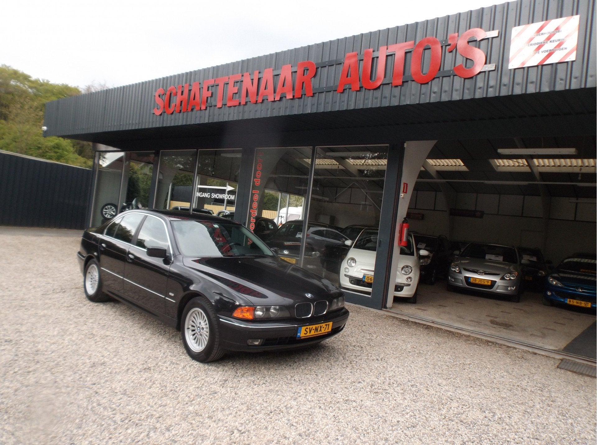 BMW 5 Serie 528i Executive super mooi en goed onderhouden ap, Auto's, Automaat, Met garantie (alle), Zwart, Origineel Nederlands