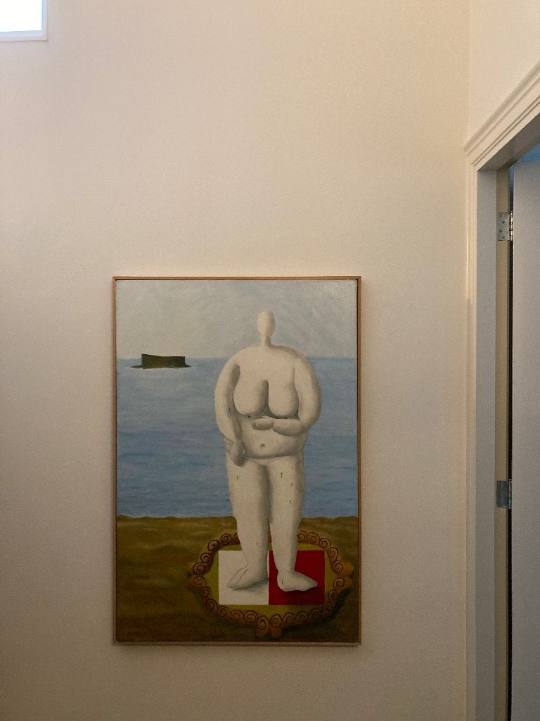 Else Beata Kruisinga olieverfschilderij XL, Antiek en Kunst, Ophalen