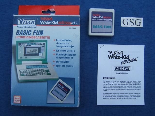 Cassette Basic Fun voor Talking Whiz Kid nr. 80-2445-01, Ophalen, Nieuw, 6 jaar of ouder