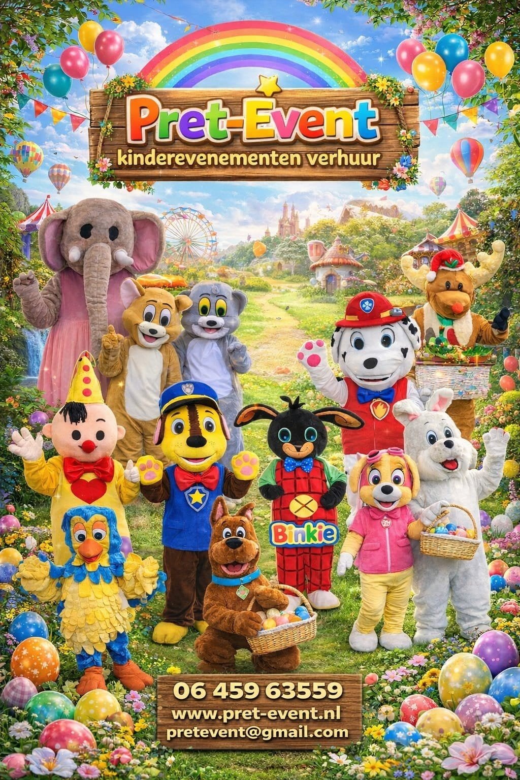 mascotte te huur met acteur, Ophalen, Nieuw, Verjaardag