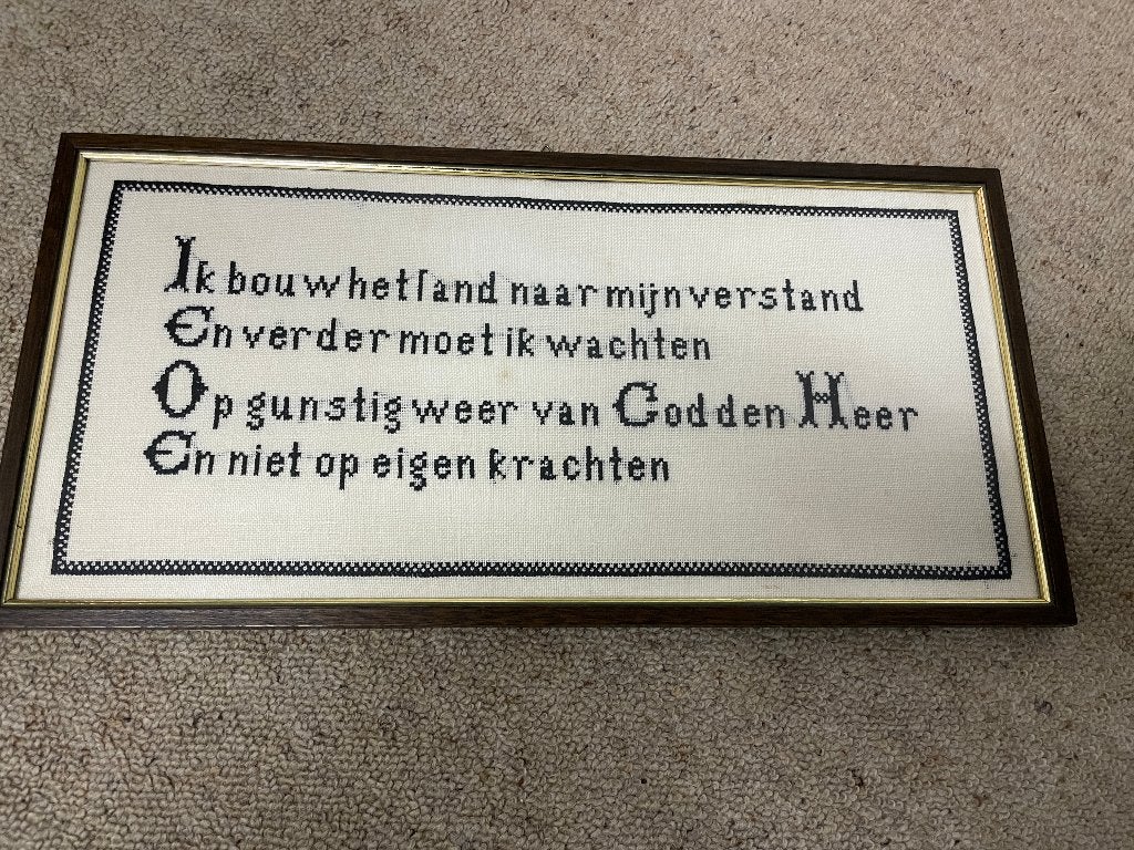 geborduurd schilderij, Ophalen, Minder dan 50 cm, Schilderij