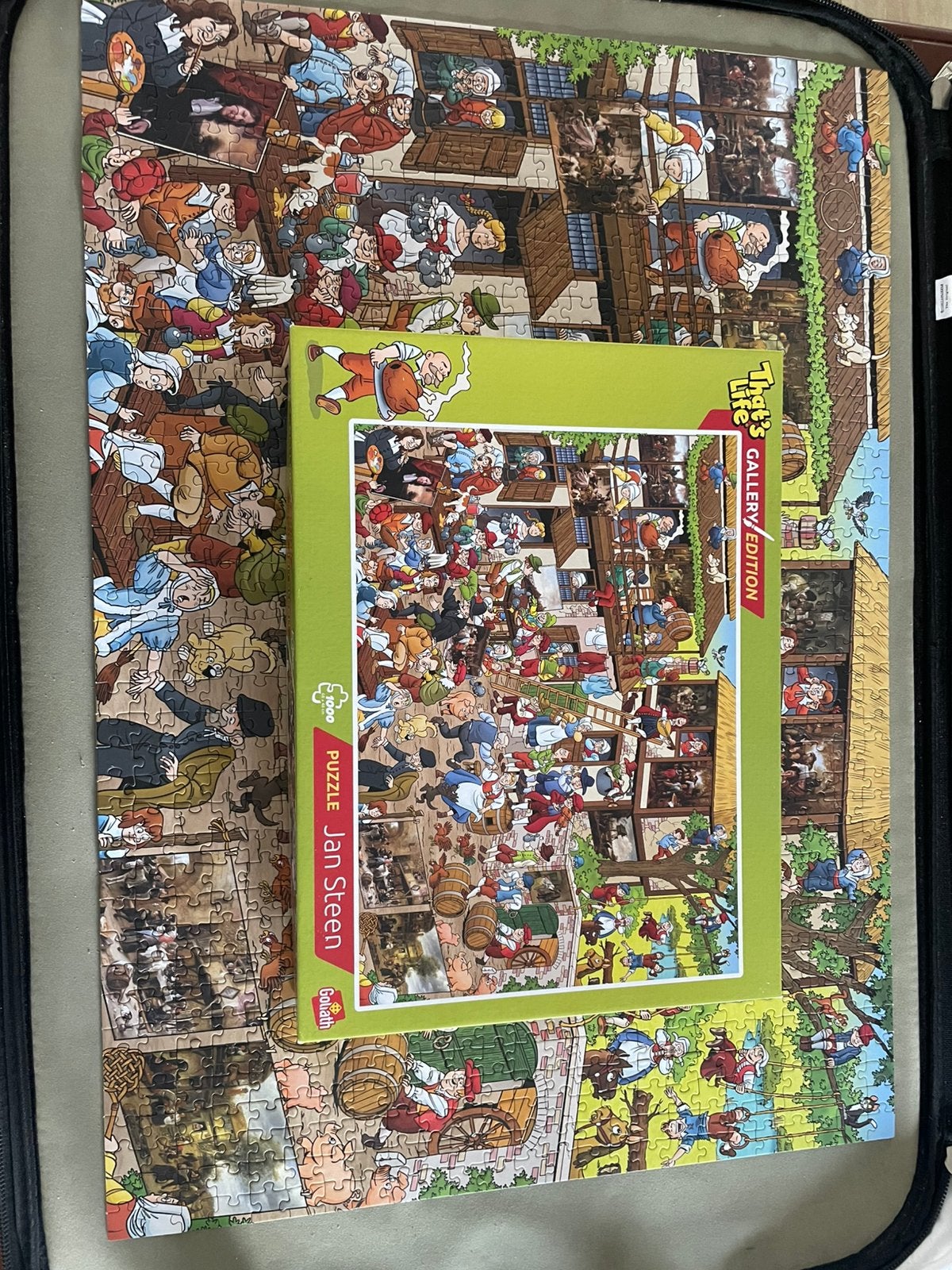 Puzzel That’s life Jan Steen, Ophalen of Verzenden, 500 t/m 1500 stukjes, Zo goed als nieuw, Legpuzzel