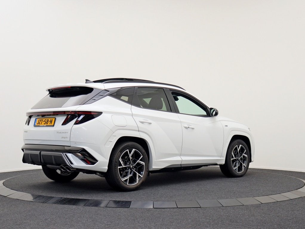 Hyundai Tucson 1.6 TGDI PHEV N Line Business Sky | Demo-voor, Auto's, Dealer onderhouden, 4 cilinders, Wit, Bedrijf