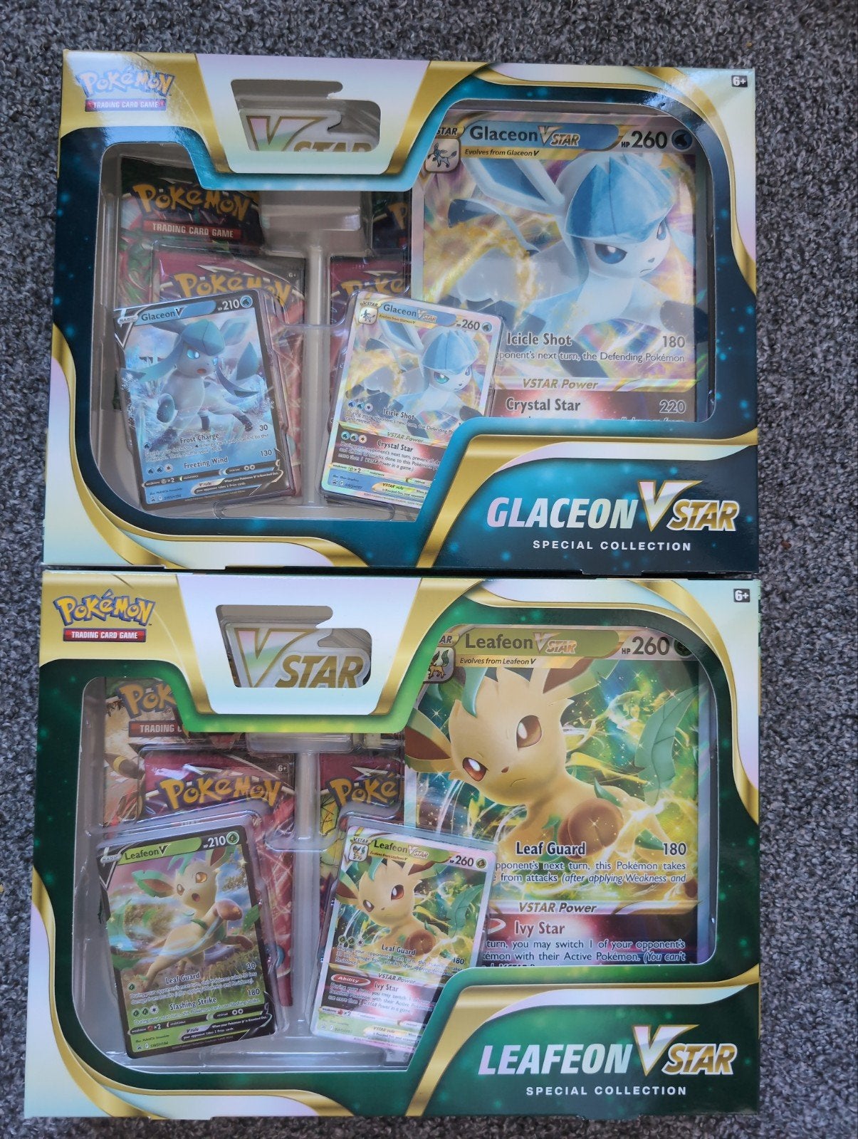 pokemon glaceon/leafeon vstar boxen, Ophalen of Verzenden