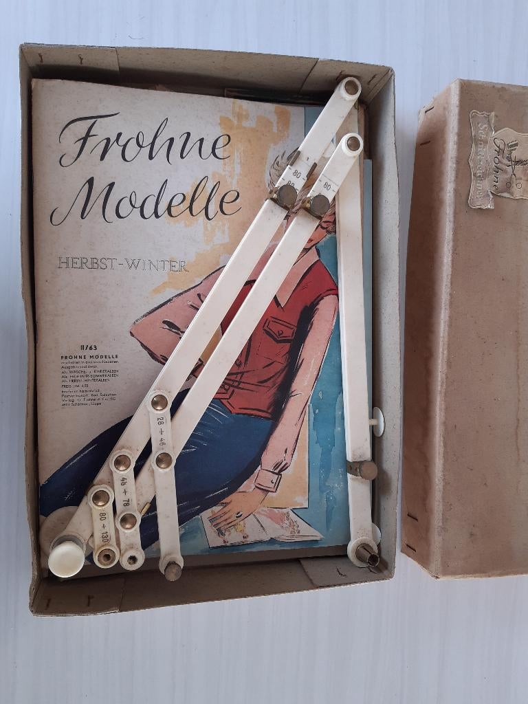 Frohne knippantograaf  compleet met sjablonen en handleiding, Ophalen of Verzenden, Gebruikt, Applicatie