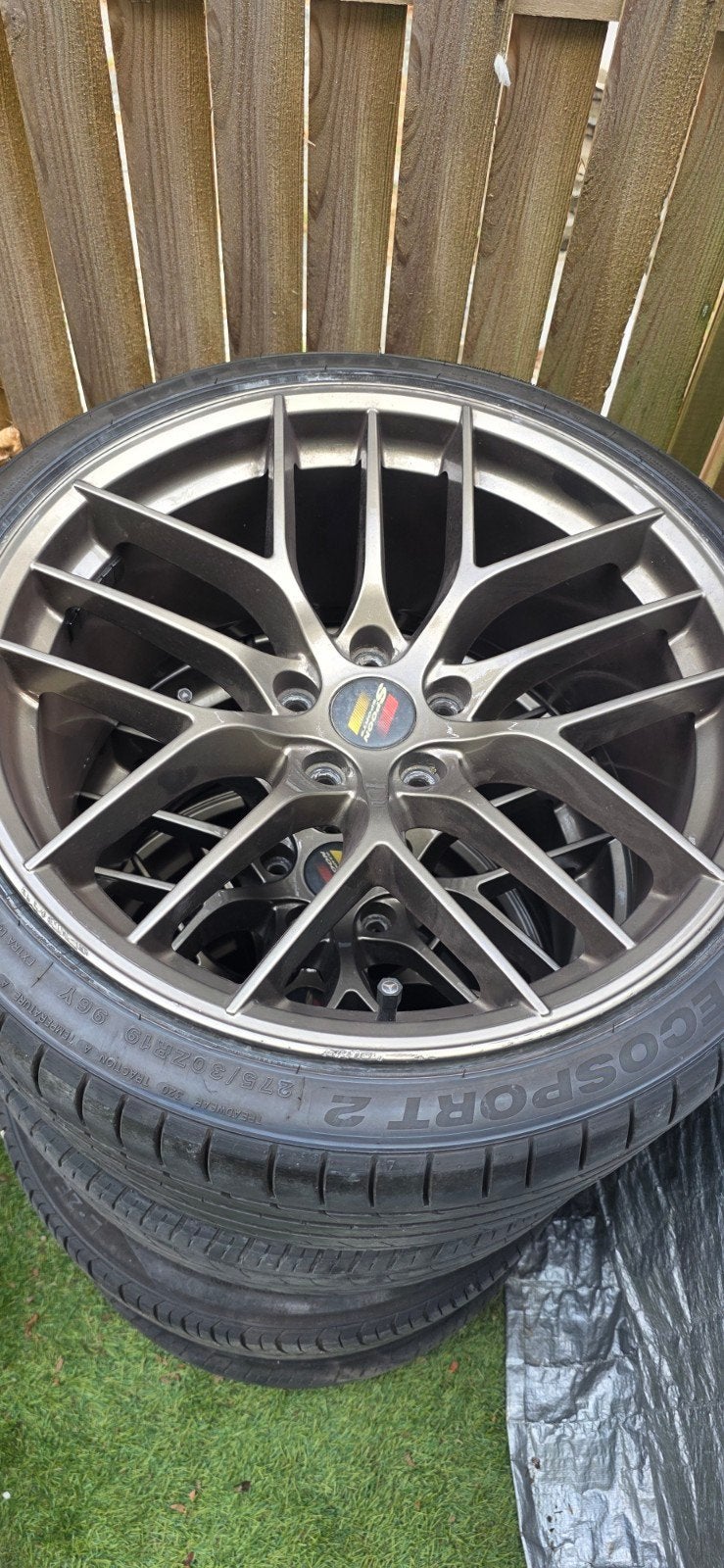 19 inch velgen met banden - deuk en stoeprandschade, Gebruikt, 275 mm, Banden en Velgen, Personenwagen