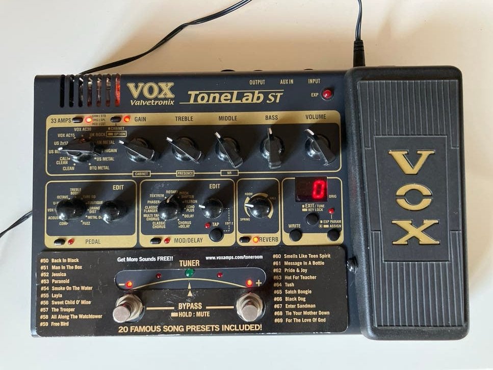 VOX Valvetronix Tonelab ST Multi-effect Gitaarpedaal, Muziek en Instrumenten, Effecten, Ophalen, Gebruikt, Chorus