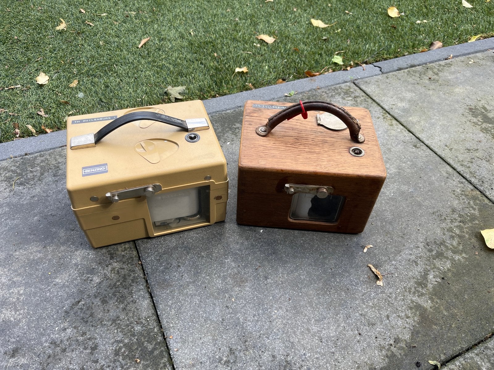 Vintage Benzing duivenklokken - set van 2, Ophalen of Verzenden