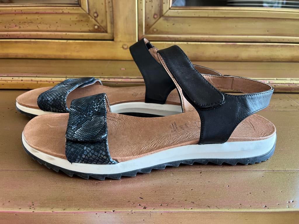 Medicus sandalen maat 41 nieuw met klittenband sluiting, Zwart, Nieuw, Sandalen of Muiltjes, Ophalen of Verzenden