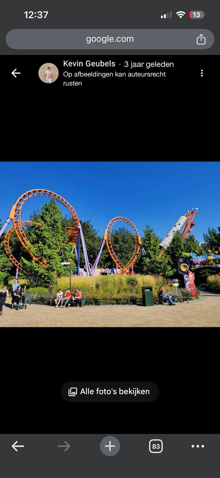 walibi kaartjes (2), Twee personen, Ticket of Toegangskaart