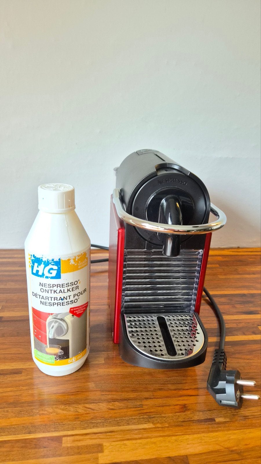 Magimix Nespresso Pixie M112 Rood, Ophalen, Gebruikt, Espresso apparaat, 1 kopje