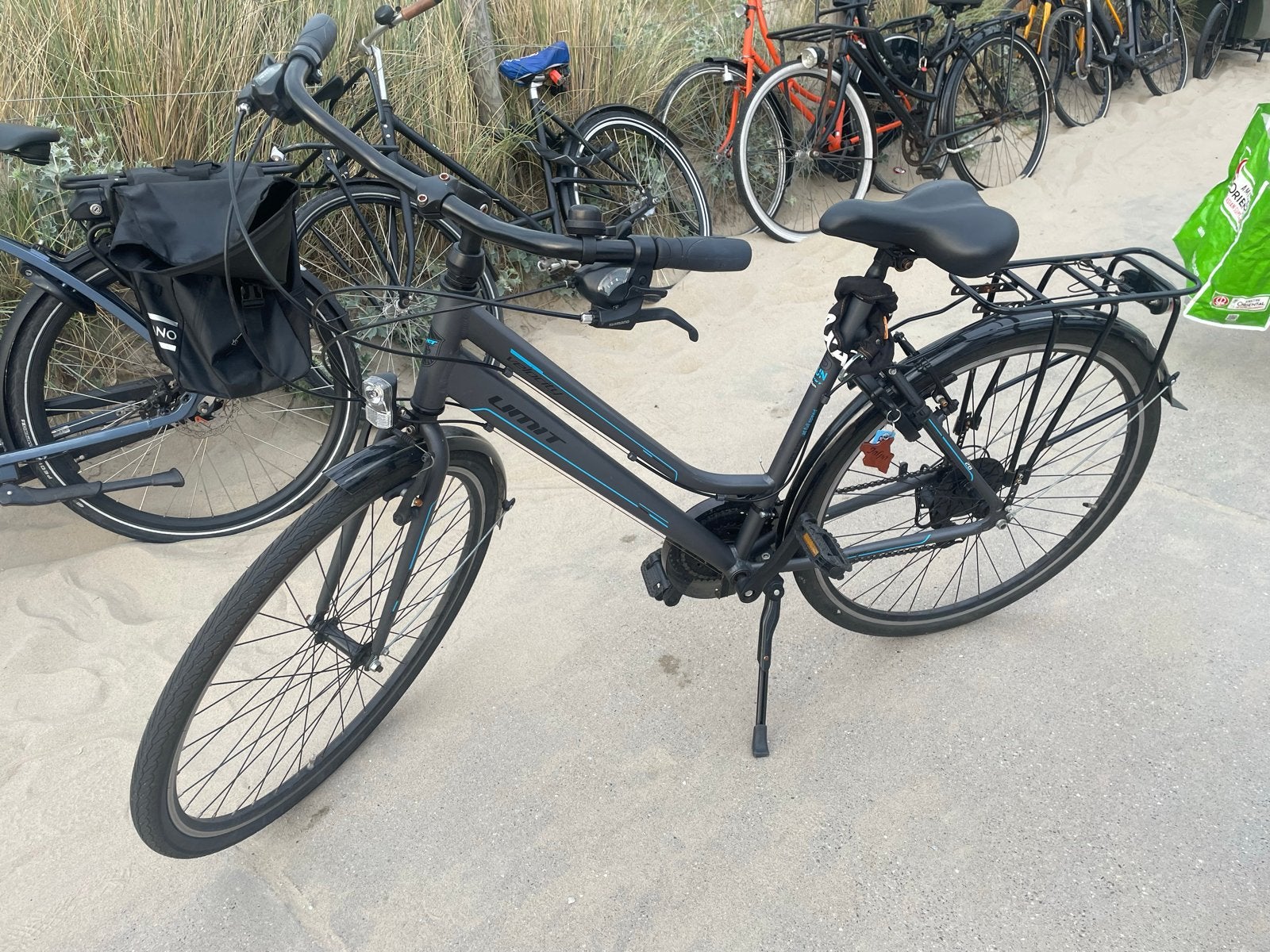 Umit City Style Damesfiets 53 cm, Ophalen, Gebruikt, Velgrem, Versnellingen