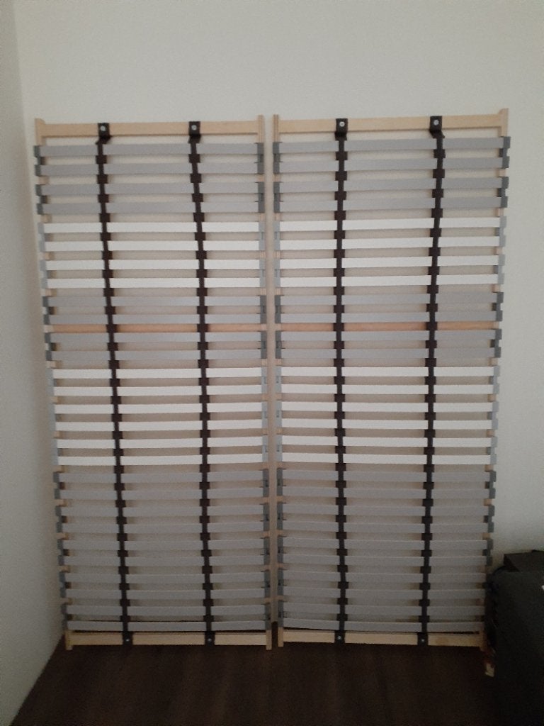 Lönset lattenbodem 80×200 cm (2), Ophalen, Eenpersoons, Nieuw, 80 cm
