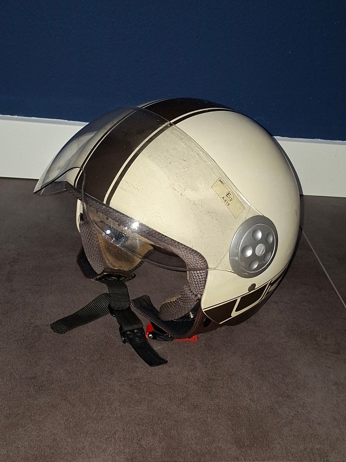 Brommerhelm maat L, Fietsen en Brommers, Ophalen, Large, MT-Helmets