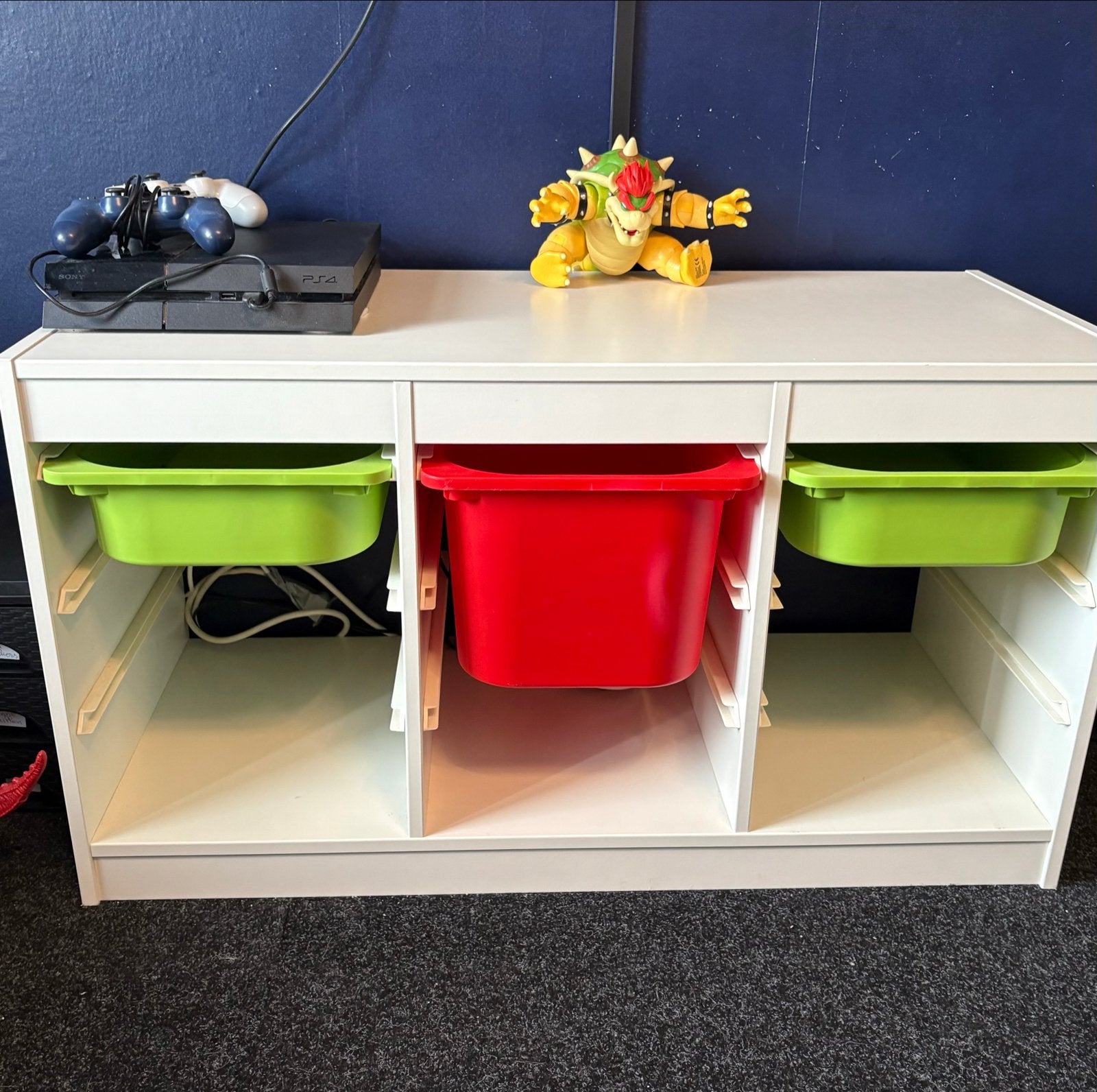 IKEA Trofast wit Opbergkast met Bakken - groen /Rood, Ophalen, Zo goed als nieuw, Kast