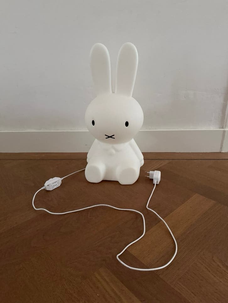 Nijntje Lamp XL (50cm) met Dimmer, Ophalen, Wit, Overige merken, Kunststof