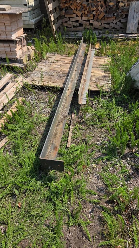 Hoeklijn 150x100 mm - 2 stuks (3250 mm en 2050 mm), Ophalen of Verzenden