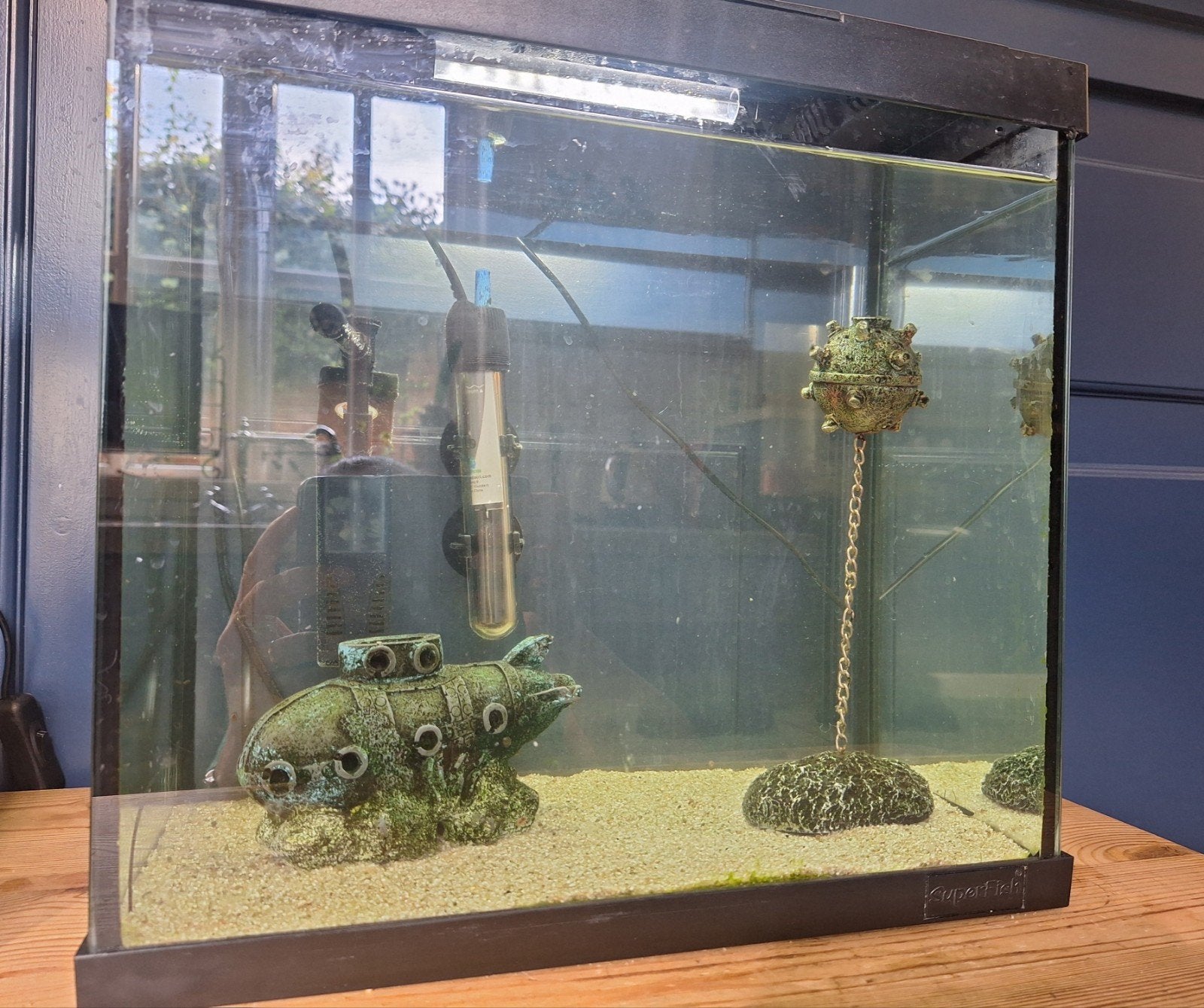 Superfish 30 L tropical - pomp, verwarming, ornamenten, Ophalen, Inclusief deksel, Gebruikt, Superfish