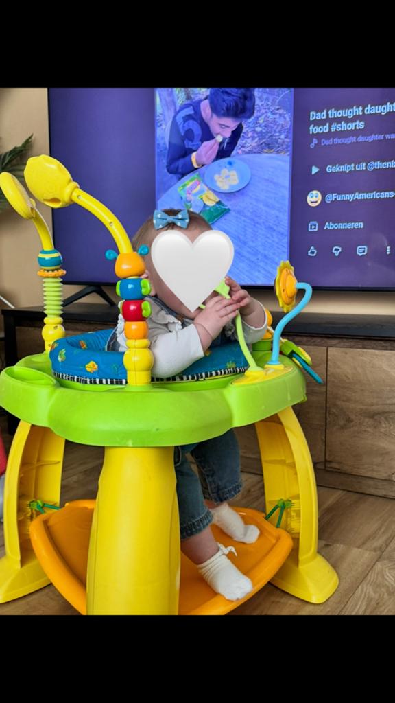 Baby jumper, Ophalen, Zo goed als nieuw