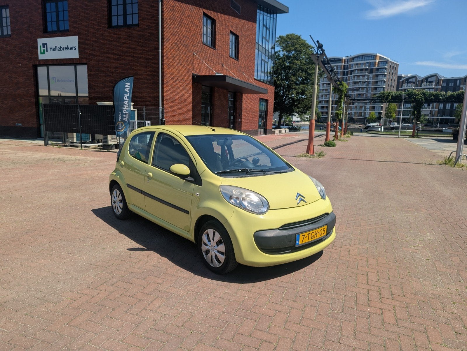 Citroën C1 1.0 5-DRS Sensodrive 2007 Geel, Auto's, 4 stoelen, C1, 68 pk, Geel