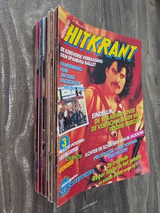 28 Hitkranten uit de jaren '80 (1984-1989) - o.a. Madonna, Ophalen of Verzenden, Gelezen, Muziek, Film of Tv