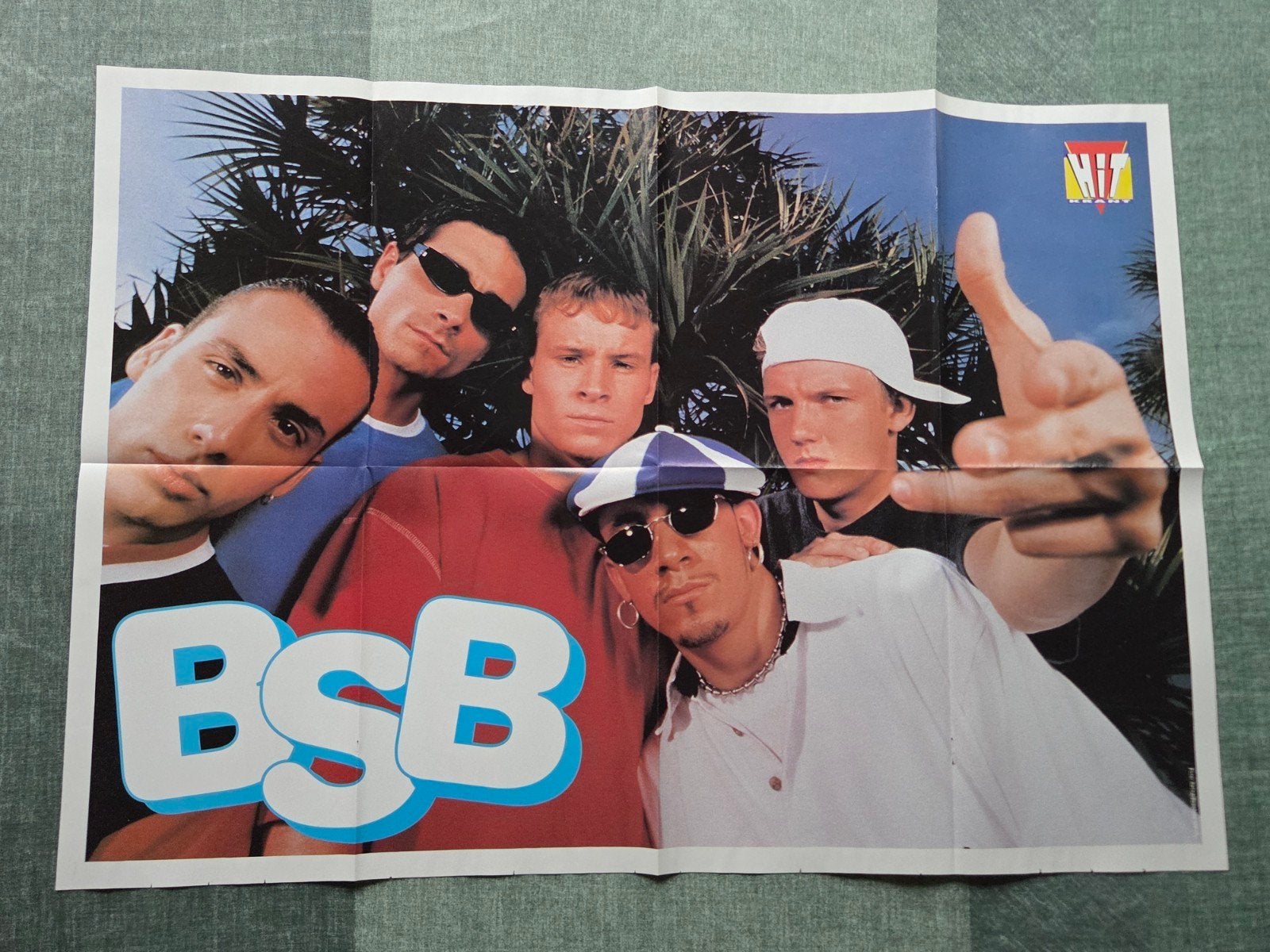 Vintage Backstreet Boys Poster, Verzamelen, Rechthoekig Staand, Ophalen of Verzenden, Zo goed als nieuw, A1 t/m A3