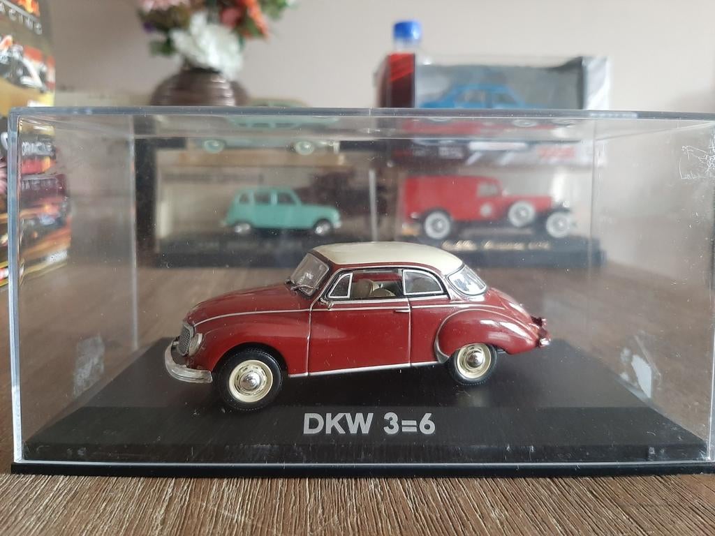 DKW 3=6 Coupé 1:43 Schaalmodel - Classic Cars Serie, Ophalen of Verzenden