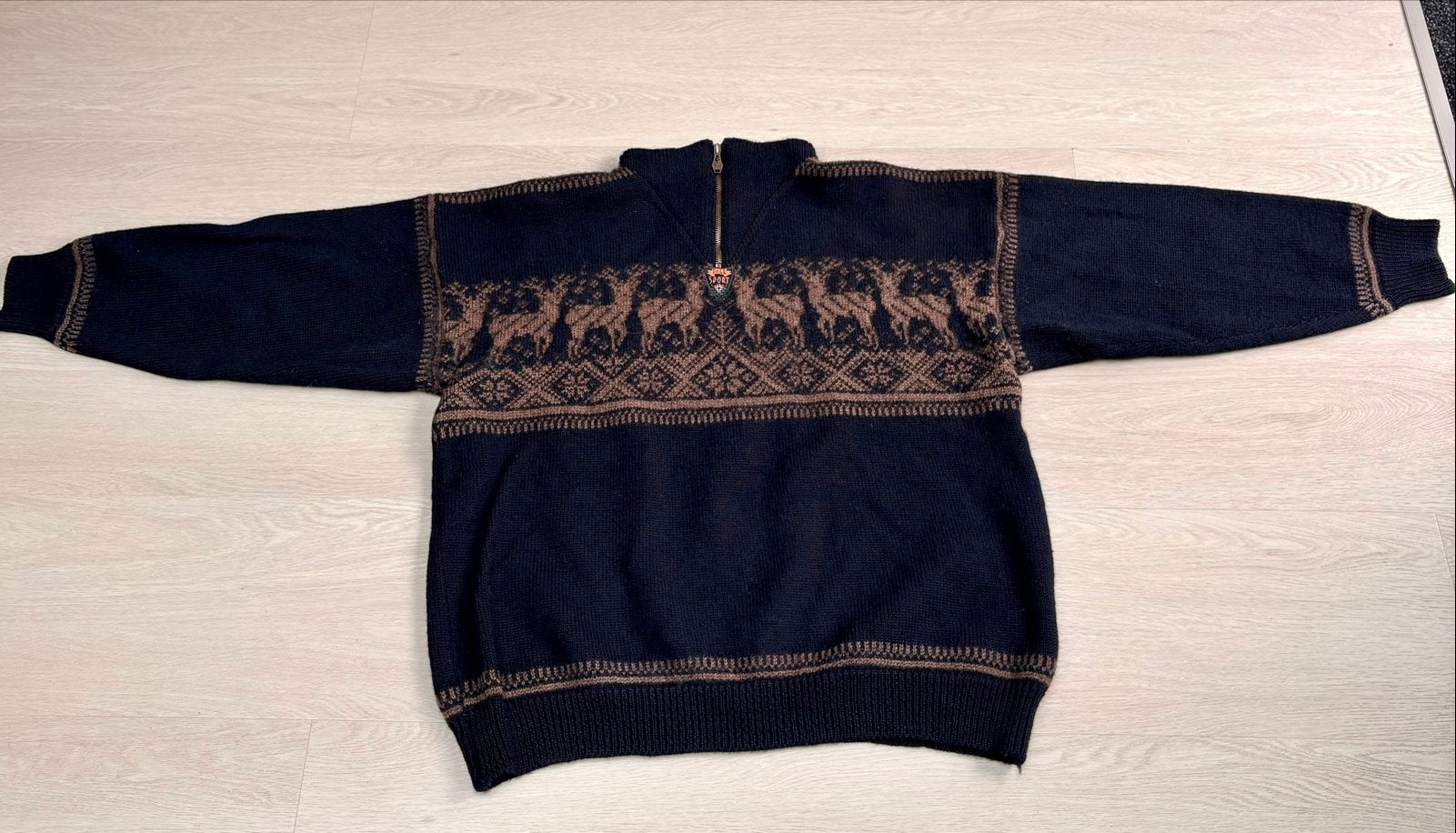 Dale of Norway trui met rendierpatroon - Maat XXL, Ophalen of Verzenden, Zo goed als nieuw, Overige maten, Zwart