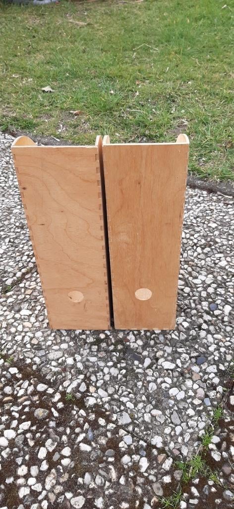 houten tijdschrifthouders, Ophalen of Verzenden, Gebruikt