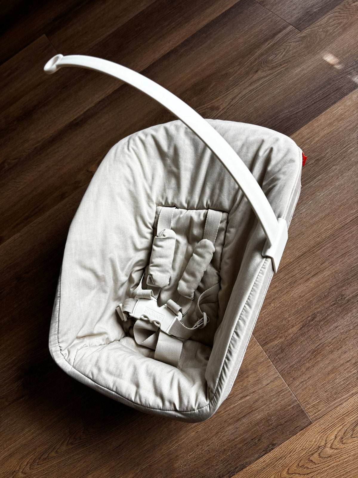 Stokke Newborn Set met speelboog - Zo goed als nieuw, Ophalen of Verzenden, Zo goed als nieuw, Meegroeistoel, Gordel(s)